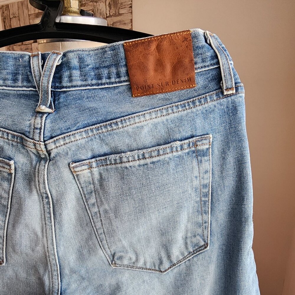 POINT SUR Canyon Mid-rise Boyfriend Jean Selvedge Edition Size 28 - Picture 3 of 8